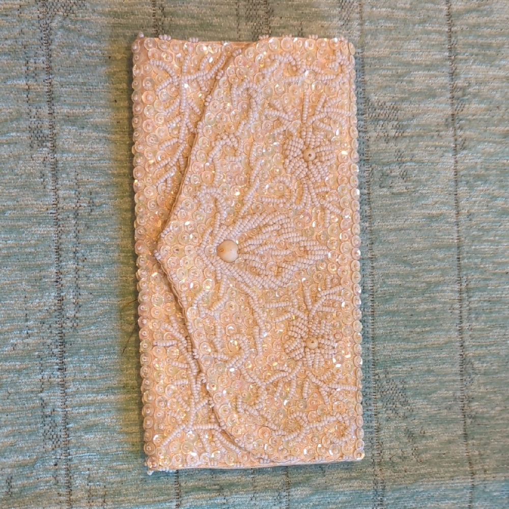 Elegant Beaded Clutch